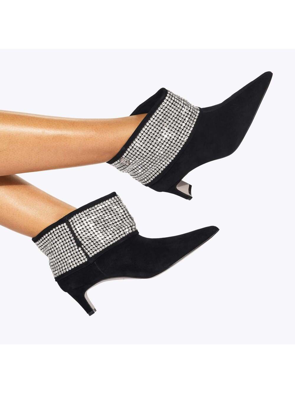 Kurt Geiger Fold Over Bootie Black EU 38.5 / US 7.5